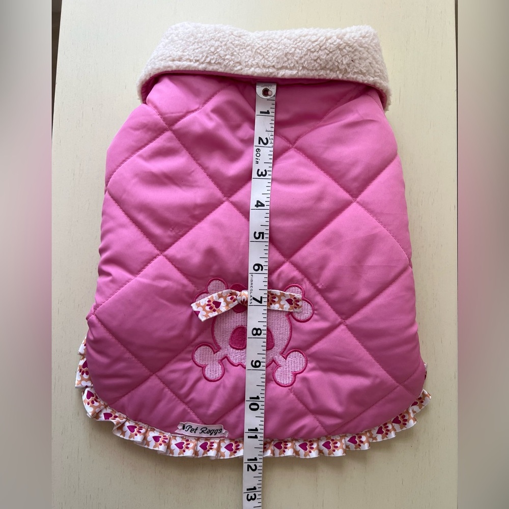 Pink Quilted Designer Jacket. - Picture 6 of 9